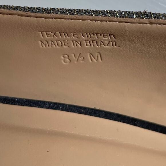 Talbots Erica Bow Detail Kitten Heel Pumps NWOB Metallic Shimmery Sz 8.5 Chic - Picture 2 of 15